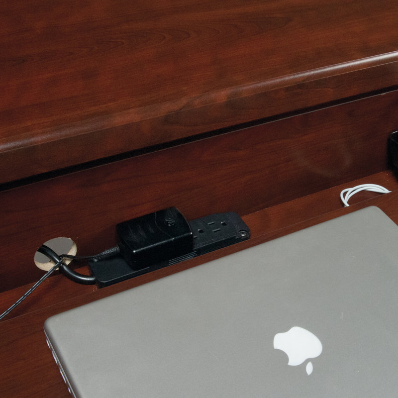 Darby Home Co Clintonville Executive Desk with Hutch & Reviews Wayfair